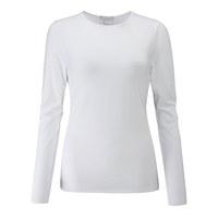 soft jersey crew neck top white 10