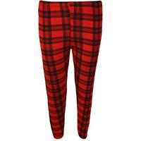 Sonia Tartan Leggings - Red