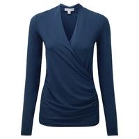 Soft Jersey Wrap Top (French Navy / 16)