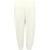 Sonia Cropped 3/4 Harem Trousers - Cream
