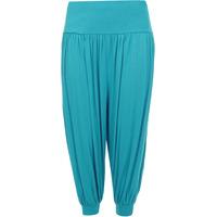 Sonia Cropped 3/4 Harem Trousers - Turquoise