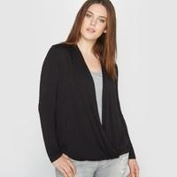 Softly Draping Wrapover T-Shirt