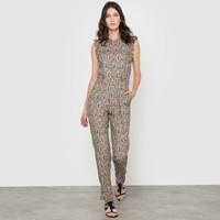 Softly Draping Printed Jumpsuit