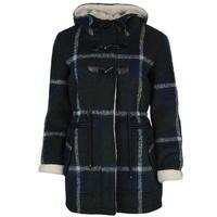 soulcal check duffle coat