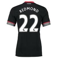 Southampton Away Shirt 2016-17 - Kids Black with Redmond 22 printing, Black