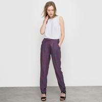 Softly Draping Printed Trousers