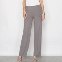 Softly Draping Wide Leg Trousers