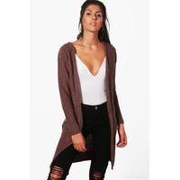 soft knit midi cardigan mink