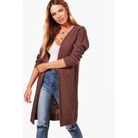 Soft Knit Midi Cardigan - mink