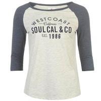 SoulCal Deluxe Raglan Baseball Top