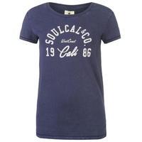 SoulCal Indigo T Shirt Ladies
