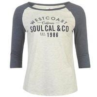 SoulCal Deluxe Raglan Baseball Top