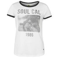 SoulCal Photo T Shirt Ladies
