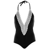 soulcal crochet trim swimsuit ladies