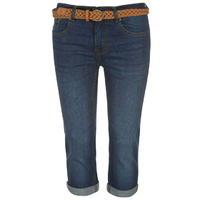 soulcal belted crop jeans ladies