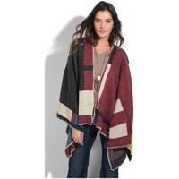 Sophyline Poncho SERENA women\'s Cardigans in red