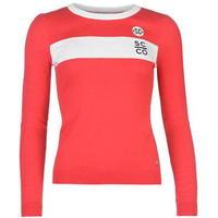 soulcal badge knit jumper ladies