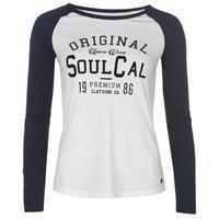 SoulCal Three Quarter Sleeve Top Ladies