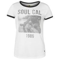 SoulCal Photo T Shirt Ladies