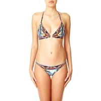 SOLAR - Paradise Print Bikini Set with Halter Neck Top