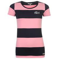 soulcal yarn dye stripe t shirt ladies