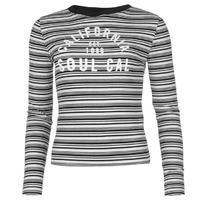 SoulCal Stripe Long Sleeve T Shirt Ladies