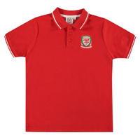 Source Lab Lab Welsh Football Team Polo Shirt Junior Boys