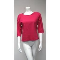 Solola Size L Pink Cotton Top Solola - Size: L - Pink - T-Shirt
