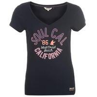 SoulCal Fashion Logo T Shirt Ladies