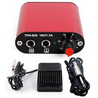 Solong tattoo Mini tattoo power supply with Foot Pedal Clip Cord for machine kit P162-2