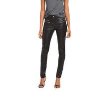 South Double Zip Coated Skinny Jeans