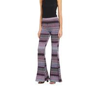 South Kickflare Trousers in Zig Zag Print