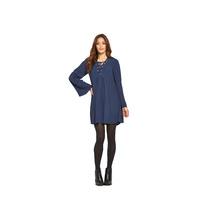 South Bell Sleeve Lace Up Front Tunic