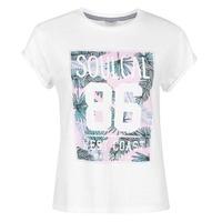SoulCal Rolled Up Sleeve T Shirt Ladies