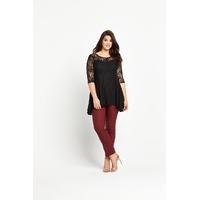 So Fabulous All Over Lace Tunic Top