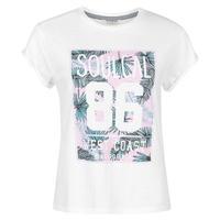 SoulCal Rolled Up Sleeve T Shirt Ladies