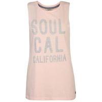 SoulCal Slogan Vest Ladies