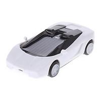 solar power mini racing car white