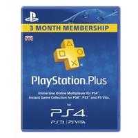 Sony PlayStation Plus Card - 90 Day Subscription (PlayStation Vita/PS3/PS4)