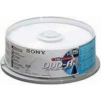 Sony DVD-R 4, 7GB 120min 16x 25pk Spindle