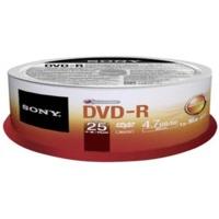 sony dvd r 4 7gb 120min 8x 25pk spindle