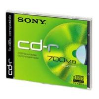 sony cd r 700mb 80min 48x 1pk jewel case