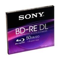 sony bd re dl 50gb 2x 1pk jewel case