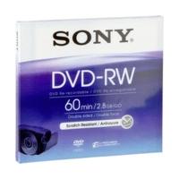 Sony DVD-RW Mini 2, 8GB 60min 2x Double-Sided 1pk Jewel Case