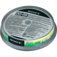 Sony DVD+RW 4, 7GB 120min 4x 10pk Spindle