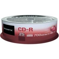 sony cd r 700mb 48x 25er cakebox 25cdq80sp