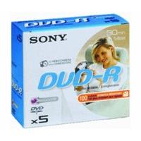 sony dvd r mini 1 4gb 30min 5pk jewel case