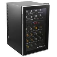 sommelier 24 bottle dual zone wine cellar black