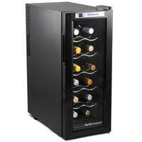 Sommelier 12 Bottle Wine Cellar Black