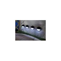 solar led wall or fence light set of 4